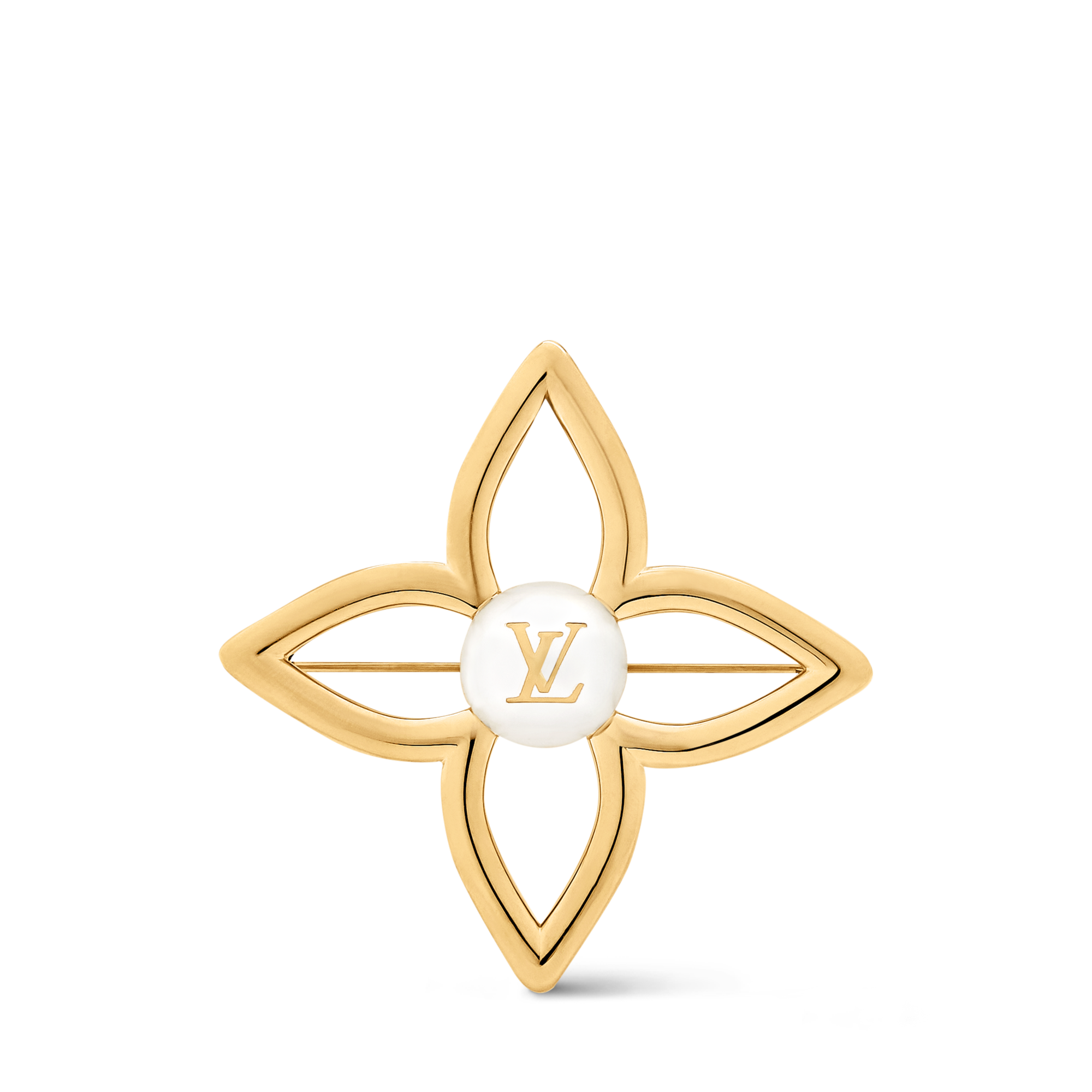 Pearly Flower Brooch . - Fashion Jewellery | LOUIS VUITTON